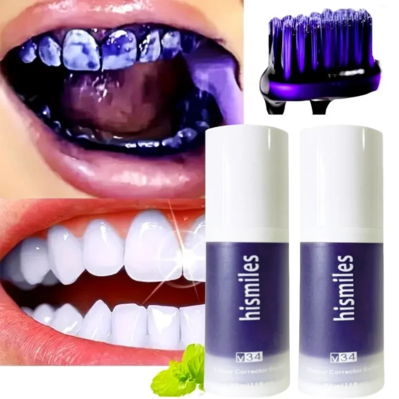 L'incontournable dentifrice blanchissant violet