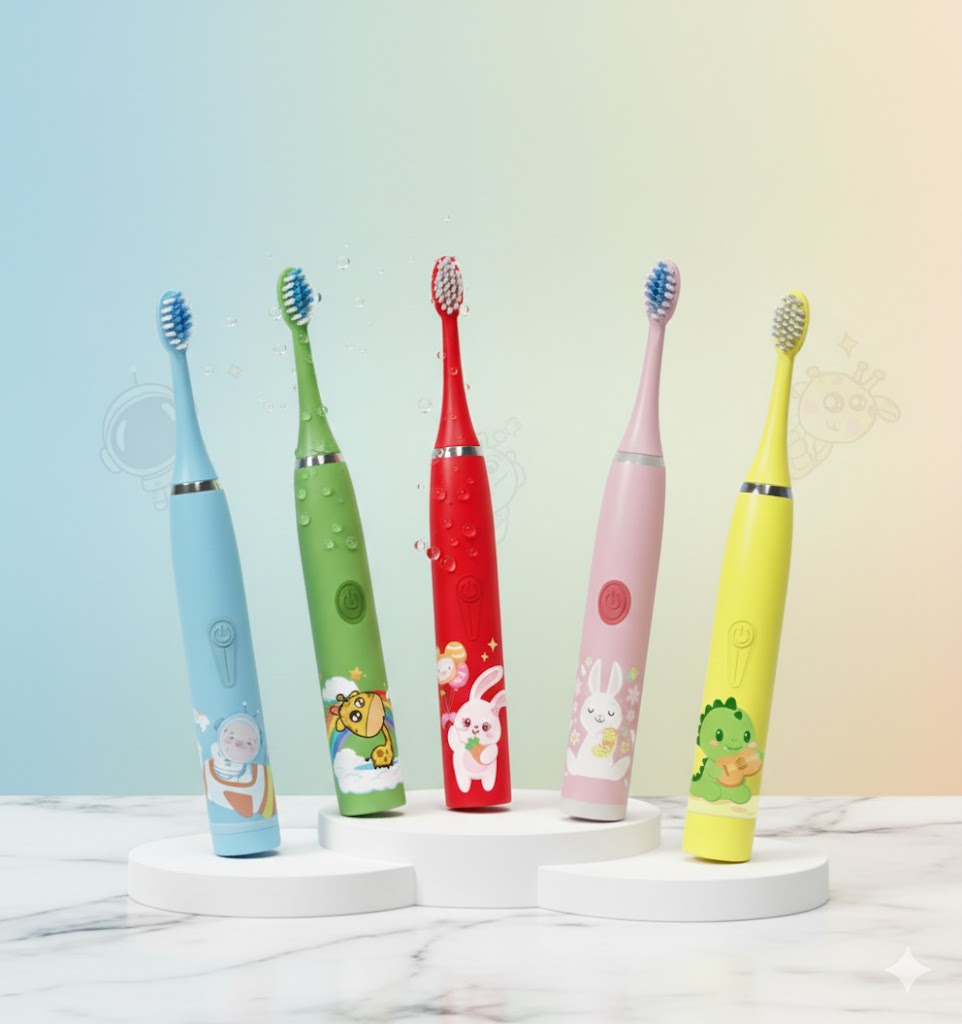 Assortiment de brosses a dents pour enfants